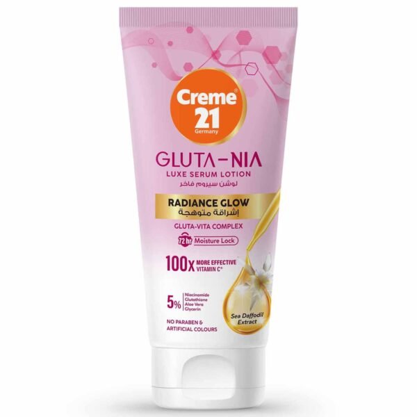 Creme 21 Gluta-Nia Radiance Glow Luxe Serum Lotion, 200ml – Wholesale & Export UAE