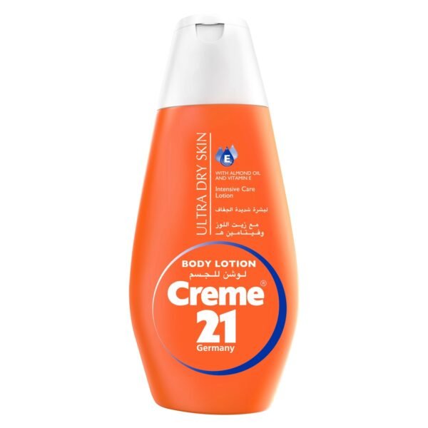 Creme 21 Ultra Dry Skin Body Lotion with Almond Oil and Vitamin E 400ml – Wholesale & Export UAE