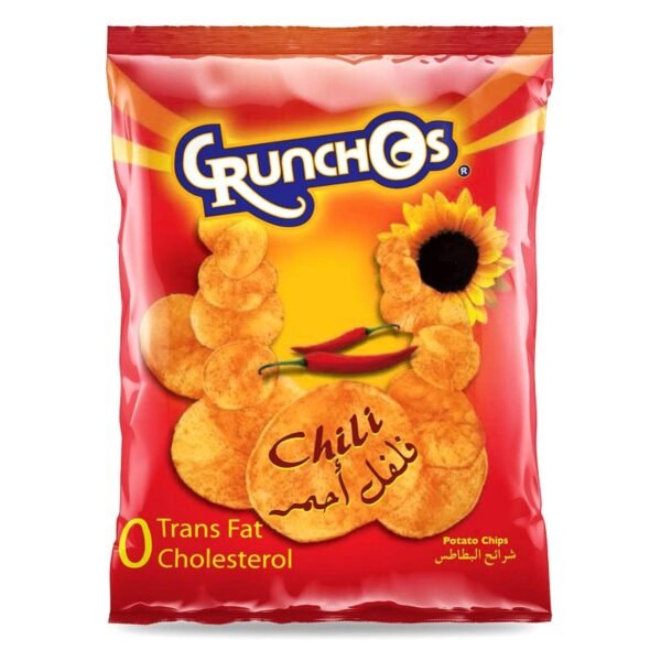 Crunchos Chili Natural Potato Chips, 40g – Wholesale & Export UAE