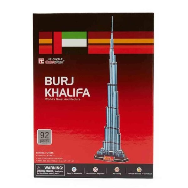 Cubicfun-Burj-Khalifa-Jigsaw-Puzzle-Set-95-PCS-Multicolour Cubicfun Burj Khalifa Jigsaw Puzzle Set 95 PCS Multicolour – Wholesale & Export UAE