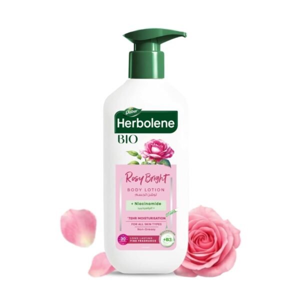 Dabur-Herbolene-Bio-Rosy-Bright-Body-Lotion-200ml Dabur Herbolene Bio Rosy Bright Body Lotion, 200ml – Wholesale & Export UAE