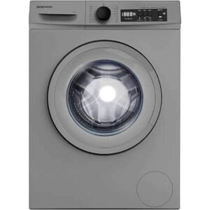 Daewoo Front Load Washing Machine 7 kg 1200 RPM, 15 Wash Programmes, Drum Clean, Anti Allergy Function, 5 Star Energy Rating, Silver, DWD,7S – Wholesale & Export UAE