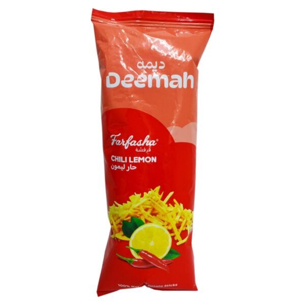 Deemah-Farfasha-Chilli-Lemon-Potato-Sticks-13g-2 Deemah Farfasha Chilli Lemon Potato Sticks, 13g – Wholesale & Export UAE