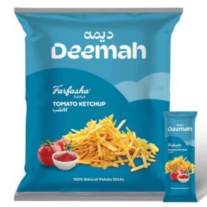 Deemah Farfasha Tomato Ketchup Potato Sticks, 13g, Pack of 24 – Wholesale & Export UAE