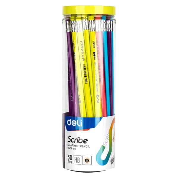 Deli Scribe HB Graphite Pencil 50 PCS – Wholesale & Export UAE