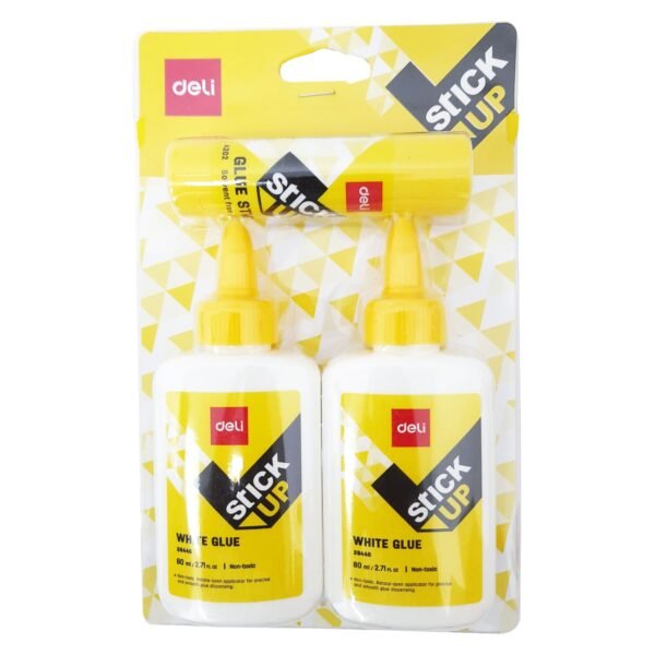 Deli Stick Up White Glue 80ml 2 PCS and Stick Up Glue Stick 20g – Wholesale & Export UAE