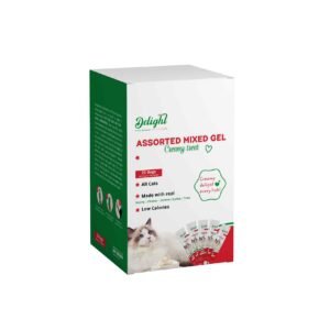 Delight Cat Wet Food Creamy Treat Assorted Mixed Gels Flavor, 10g Pack of 25 – Wholesale & Export UAE