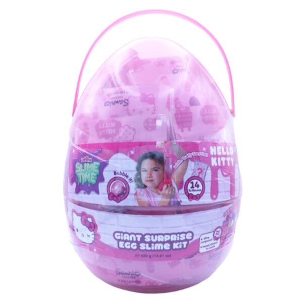 DohTime Hello Kitty Slime Time Giant Surprise Egg Slime Kit 420g – Wholesale & Export UAE