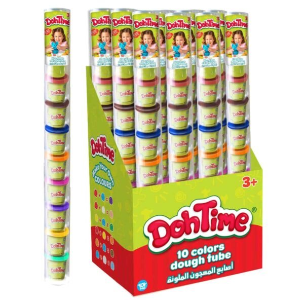 Dohtime 10 Colours Dough PVC Tube – Wholesale & Export UAE