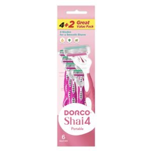 Dorco Shai 4 Portable 6 Razors – Wholesale & Export UAE