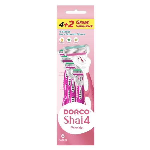 Dorco Shai 4 Portable 6 Razors – Wholesale & Export UAE