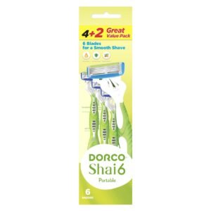 Dorco Shai 6 Portable 6 Razors – Wholesale & Export UAE