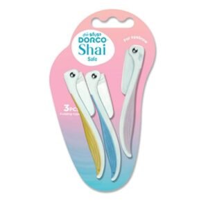 Dorco Shai Safe Women Eyebrow Razors, Pack of 3 – Wholesale & Export UAE