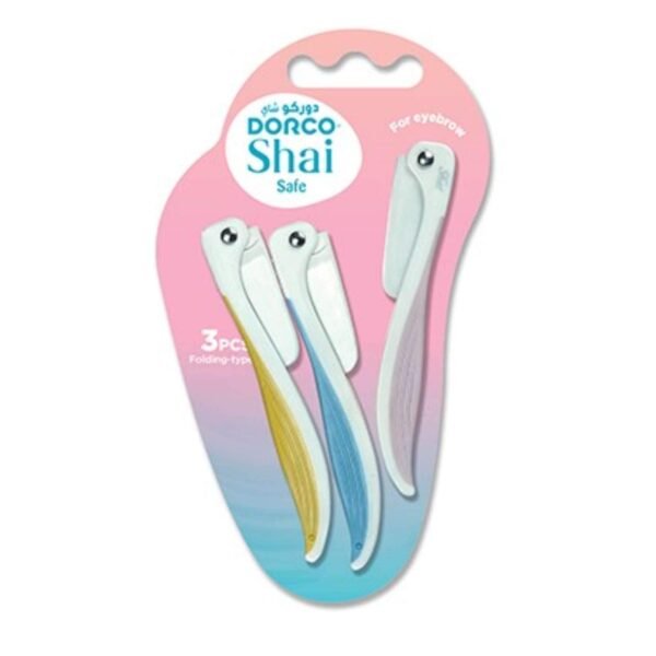 Dorco Shai Safe Women Eyebrow Razors, Pack of 3 – Wholesale & Export UAE
