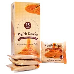 Double Delights Original Dutch Caramel Waffles, Duo Pack, 80g – Wholesale & Export UAE