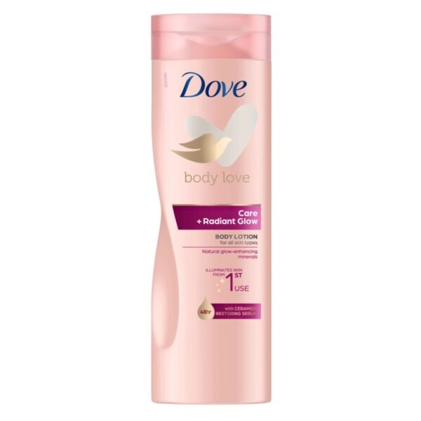 Dove Body Love Care + Radiant Glow Body Lotion White 400ml – Wholesale & Export UAE
