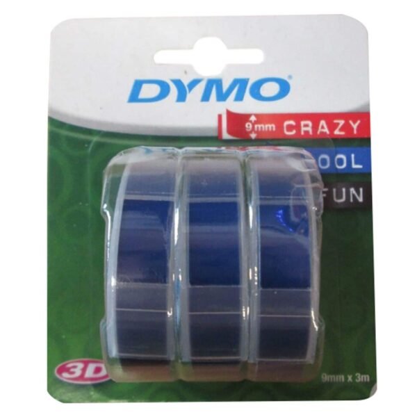 Dymo-3D-Embossing-Tape-Blue-0.009x3m-1 Dymo 3D Embossing Tape Blue 0.009x3m – Wholesale & Export UAE