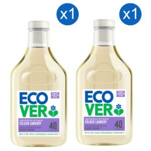 Ecover Concentrated Detergent Liquid Colour Laundry, Apple Blossom and Freesia, 1.43L Pack of 2 – Wholesale & Export UAE