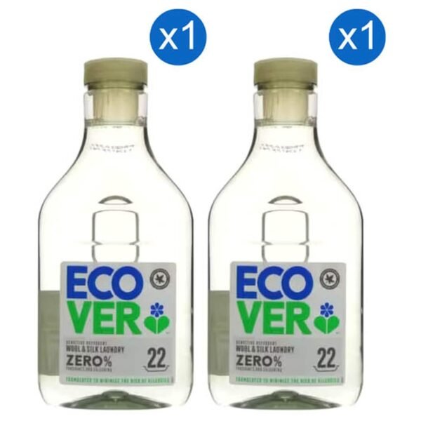 Ecover Zero Percentage Wool and Silk Laundry Detergent, Liquid, 1L Pack of 2 – Wholesale & Export UAE