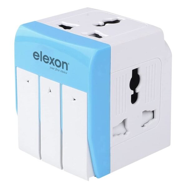 Elexon 3-Way Universal Adapter EL7305 White – Wholesale & Export UAE