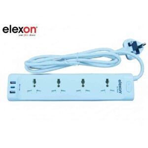 Elexon 4 Way Extension Socket EL42SUC, White – Wholesale & Export UAE