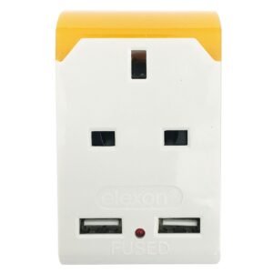 Elexon Multi Adaptor USB With Night Light EL-57302 White – Wholesale & Export UAE