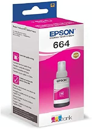 Epson T6643 Ecotank Magenta Color Ink Bottle 70ml Original Refill Ink – Wholesale & Export UAE