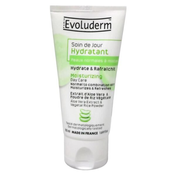 Evoluderm-Moisturizing-Day-Care-Cream-White-50ml-2 Evoluderm Moisturizing Day Care Cream White 50ml – Wholesale & Export UAE