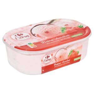 Extra Strawberry Ice Cream Tub 500g – Wholesale & Export UAE