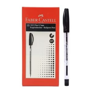 Faber-Castell Ballpoint Pen 1423 Black 0.7mm 10 PCS – Wholesale & Export UAE