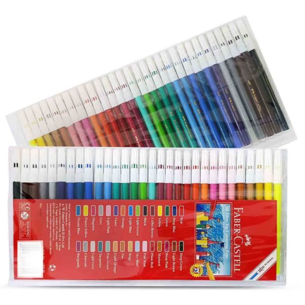 Faber-Castell Felt Pen Set in Wallet, 30 Colours – Wholesale & Export UAE