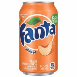 Fanta Peach Flavored Soda Can, 355ml – Wholesale & Export UAE