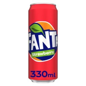 Fanta Strawberry Carbonated Soft Drink Can, 330ml – Wholesale & Export UAE