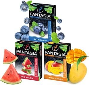 Fantasia Nicotine-Free Hookah, Hookah Shisha Flavors, TobaccoNicotine Free, Fruit Variety Pack, 50-Gram (Pack of 3F3. – Wholesale & Export UAE