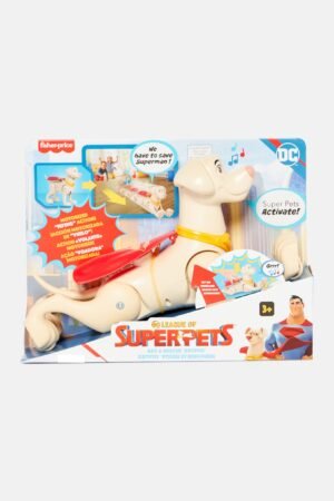 Fisher Price DC League Of Super-Pets Rev Rescue Krypto, Beige Combo – Wholesale & Export UAE