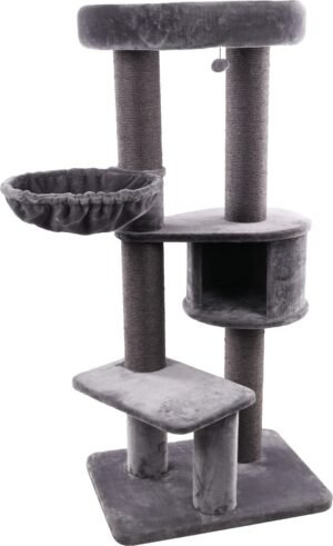 Flamingo Eiko Grey Cat Scratching Tree - Grey – Wholesale & Export UAE