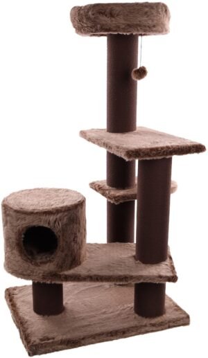 Flamingo Khan Brown Cat Scratching Tree – Wholesale & Export UAE