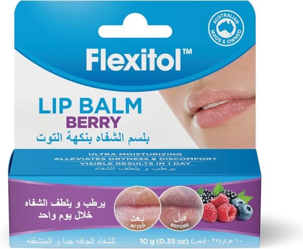 Flexitol Lip Balm 10G- Berry – Wholesale & Export UAE