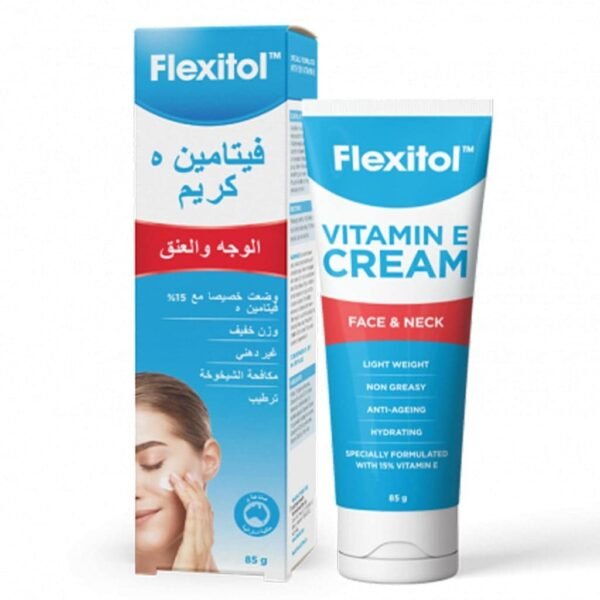 Flexitol Vitamin E Face & Neck Anti-Ageing Cream 85g – Wholesale & Export UAE