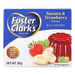 Foster Clark's Banana and Strawberry Flavour Jelly Dessert, 85g – Wholesale & Export UAE