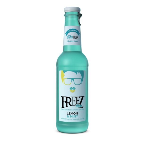 Freez-Mix-Carbonated-Flavored-Drink-Lemon-And-Mint-275ml Freez Mix Carbonated Flavored Drink Lemon And Mint, 275ml – Wholesale & Export UAE