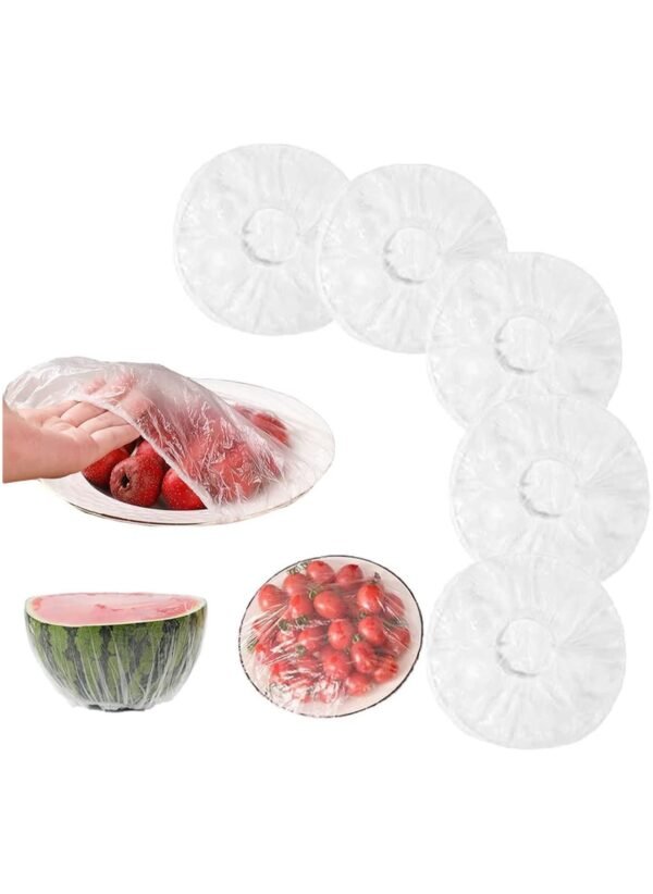 Fresh Keeping Bags Food Cover 100PCS, Reusable Bowl Covers Stretch Lids for Containers, Elastic Storage Meal Prep Dish Plate Plastic Family  – Wholesale & Export UAE
