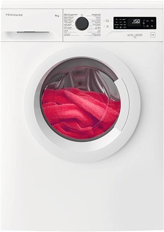 Frigidaire 8Kg Freestanding Front Load Washing Machine, FWF824A5W (1200 rpm), 2 Years Warranty – Wholesale & Export UAE