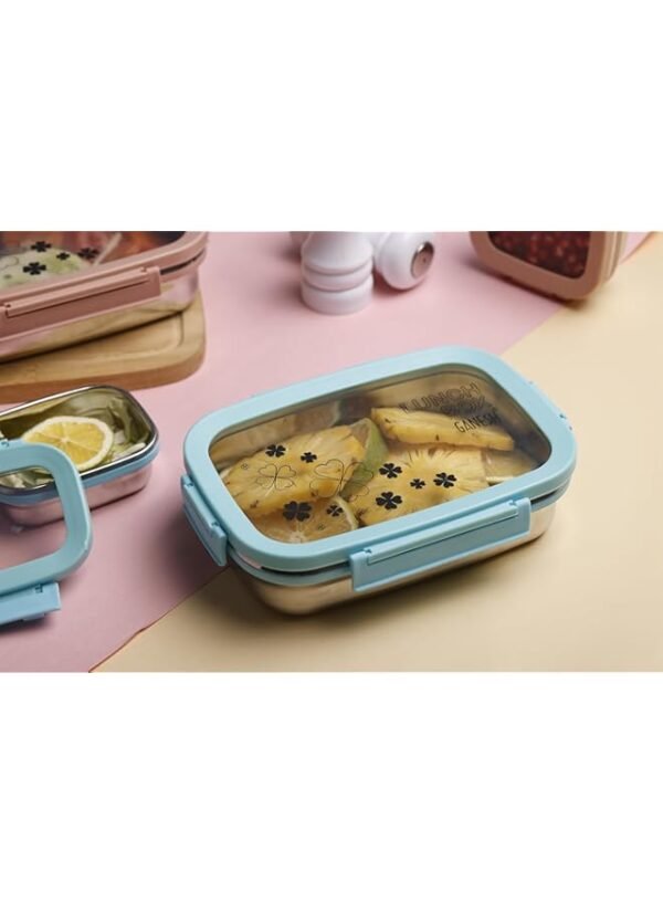 GANESH Alpha Senior Stainless Steel Insulated Lunch Box for School & Office, Airtight Leak-Proof, Unbreakable Lid, Snacks Tiffin Box - ( – Wholesale & Export UAE