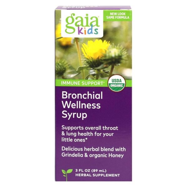 Gaia Herbs Kids Bronchial Wellness Syrup 85g – Wholesale & Export UAE