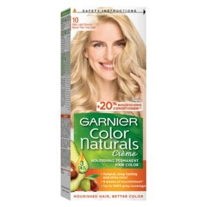 Garnier Color Naturals Crème Nourishing Permanent Hair Color, 10, Ultra Light Blonde – Wholesale & Export UAE