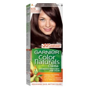 Garnier Color Naturals Crème Nourishing Permanent Hair Color, 4.15, Brownie Chocolate – Wholesale & Export UAE