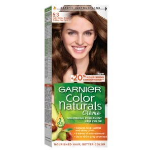 Garnier Color Naturals Crème Nourishing Permanent Hair Color, 5.3, Light Golden Brown – Wholesale & Export UAE