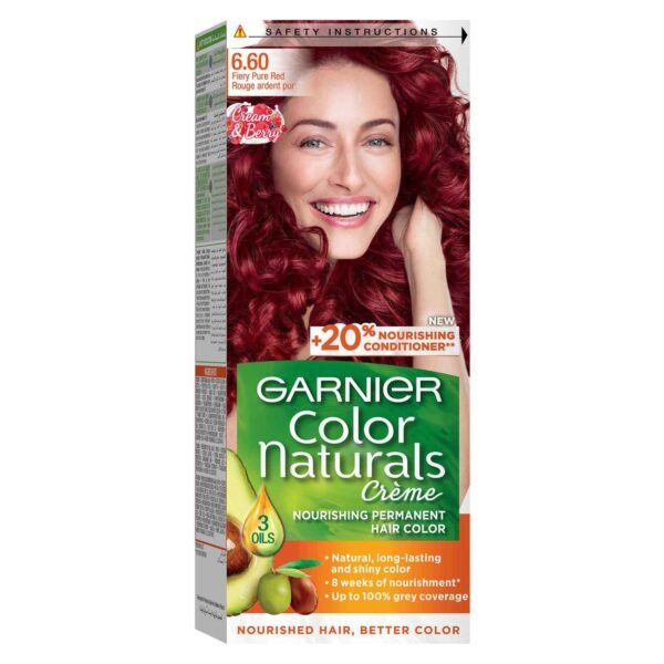Garnier-Color-Naturals-Creme-Nourishing-Permanent-Hair-Color-6.60-Fiery-Pure-Red Garnier Color Naturals Crème Nourishing Permanent Hair Color, 6.60, Fiery Pure Red – Wholesale & Export UAE