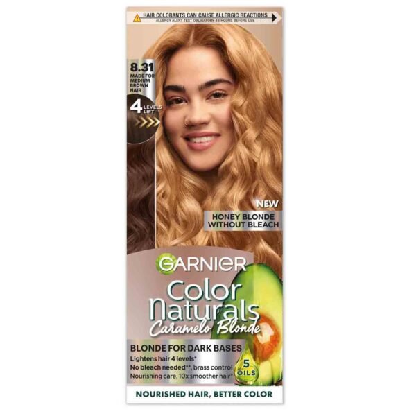 Garnier Color Naturals Hair Color 8.31 Honey Blonde Permanent Hair Dye With Nourishing Oils – Wholesale & Export UAE